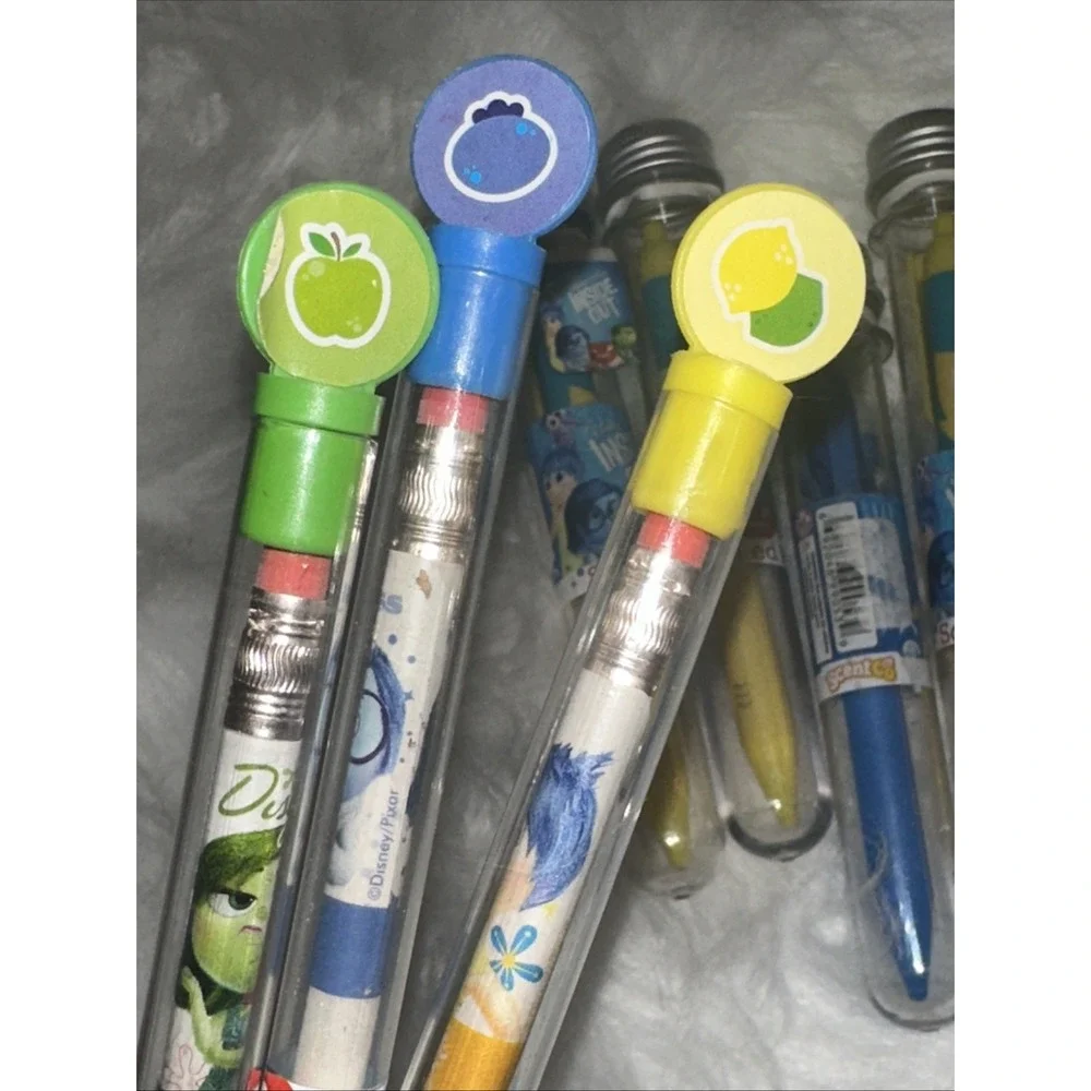 Disney Pixar Inside Out Scented Pen and Pencil Set 8pc Recycled School Supplies
